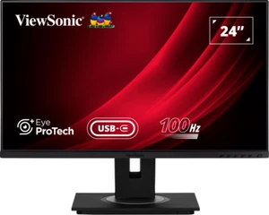 ViewSonic VG2455 IPS Monitor 24in FHD 1920x1080 HDMI DP USB-C PD 5ms 250cd/m2 - Picture 1 of 4