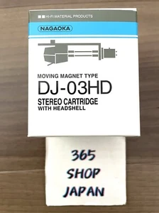 NAGAOKA DJ-03HD MM type NEW stereo cartridge with head shell for Turntable - Picture 1 of 9