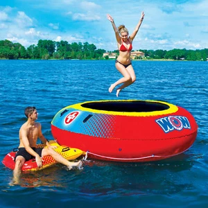 WOW Sports Piscina Flotante y Lago Bouncer/Isla Privada (15-2030) - Imagen 1 de 7