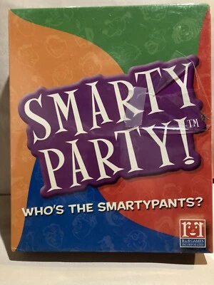 SMARTY PARTY! Fun Family Party Trivia Questions Game Ages 10+ NEW & SEALED 2003 - Image 1 of 4