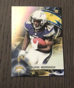 Tarjeta de novato Topps Platinum Melvin Gordon #105 2015 cargadores de radiocontrol - Imagen 1 de 1