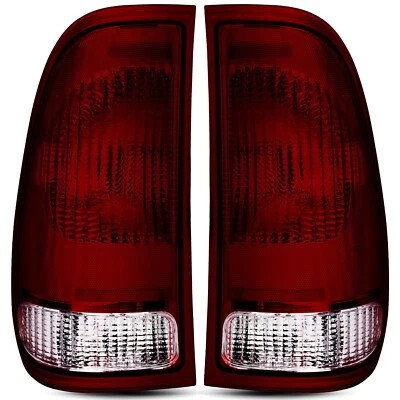 Smoke Tail Lights For 97-07 Ford F150 Heritage/F250/350/450/550 Super Duty Foto 1 de 4