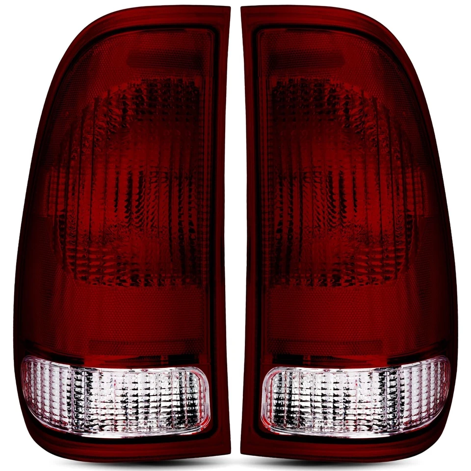 Smoke Tail Lights For 97-07 Ford F150 Heritage/F250/350/450/550 Super Duty Foto 1 de 4