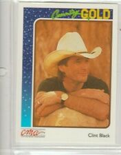 CLINT BLACK 1992 COUNTRY GOLD  CARD # 40 EX