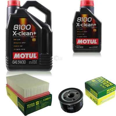 MOTUL 6 L 5W-30 MOTOR-ÖL+MANN-FILTER für Nissan Tiida Schrägheck C11 1.5 dCi - Bild 1 von 4