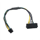 30CM 24-Pin to 8-Pin 18AWG ATX Power Supply Adapter Cable for Dell Computers tus