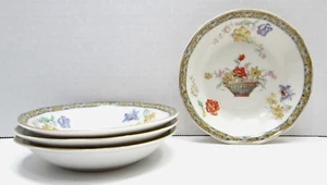 Theodore Haviland Limoges Francia patrón ganga cuatro cuencos de postre vintage 1925 - Imagen 1 de 14