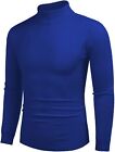 COOFANDY Men's Slim Fit Mock Turtleneck Pullover Sweater Casual Basic Knitted Th