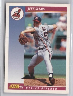 1992 Score Baseball Card #624 Jeff Shaw - Image 1 of 2