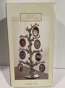 Family Tree Photo Holder PEWTER BELK'S HOME ACCENTS Lifestyle's Table Top 11 1/2 - Picture 1 of 2