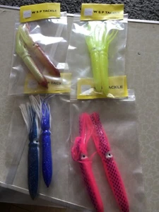 Sea fishing 2 x 7” large coloured muppets cod Pollock ling Congor lures 🎣🎣🎣 - Picture 1 of 6