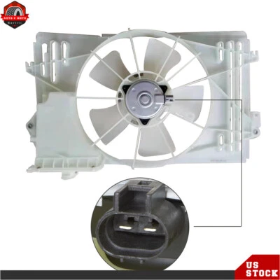 Radiator Cooling Fan & Motor Assembly For 2003-2008 Toyota Matrix Corolla 1.8L - Image 1 of 4