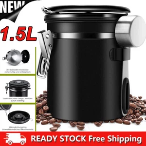Vakuum Kaffeedose Vorratsdose - Vorratsbehälter Vakuumdose Aromadeckel Luftdicht - Bild 1 von 13