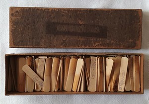 Vintage Box With + Of 200 Reeds Solo MIB New Reed Early Xxème 1920 1930