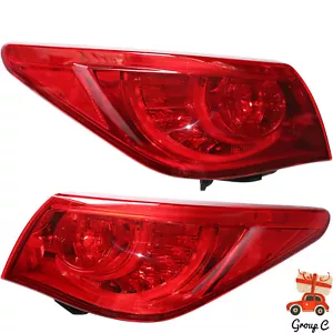 Pair For 2014 2015 2016 2017 Infiniti Q50 Outer Tail Light Taillight Right&Left - Picture 1 of 21