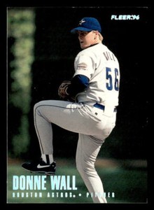 Donne Wall 1996 Fleer Rookie Card #423 Houston Astros