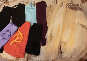 15 Pc Girls Dancewear Lot Large Child Weissman, Revolution, Costume, Leotards - Picture 1 of 18