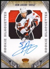 2011-12 Crown Royale Silhouettes #171 Adam Larsson Rookie Auto /99
