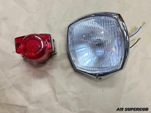 HONDA BENLY C92 CA92 CB92 C95 CA95 CS92 COMPLETE HEAD LIGHT & TAILLIGHT STANLEY - Picture 1 of 7