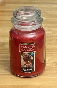 Yankee Candle BIG APPLE CHRISTMAS 22 oz Large Jar Candle New - Picture 1 of 11