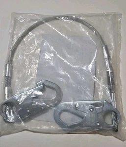 FallTech 3' Cordino di ritenuta per cavi protezione anticaduta 830736 acciaio zincato - Foto 1 di 4