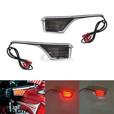 For Honda Gold Wing 1800 GL1800 LED Passenger Armrest Trim w/Turn Signal Accents - Image 1 of 4