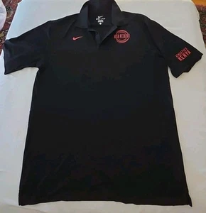 Nike Dri-fit Uomo Large Nero Rosa Associati Athletics KENYA Polo NUOVE - Foto 1 di 5