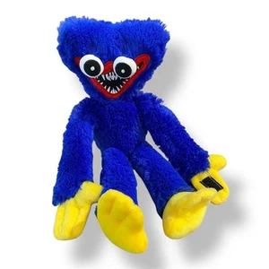 HUGGY WUGGY Poppy Playtime Blue 35cm Plush Hook Loop Hands Stuffed Monster Toy - Picture 1 of 9