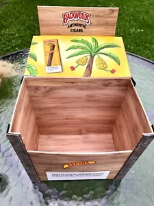 Backwoods Banana Display Almacenamiento Coleccionistas Barril Rectangular ☼ Caja (Vacía) - Imagen 1 de 13