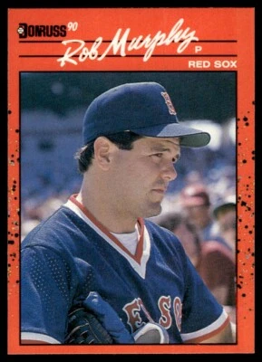 1990 Donruss #186 Rob Murphy Boston Red Sox - Image 1 of 2