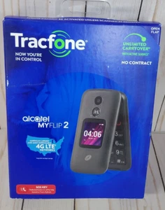 Tracfone Alcatel MY FLIP 2 Cellular Phone 4G LTE 2MP - Picture 1 of 3