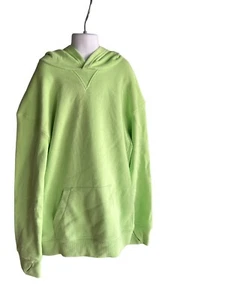 All In Motion Hoodie Boys XL (14) Fleece Sweatshirt Thumbholes Pocket Green - Picture 1 of 3