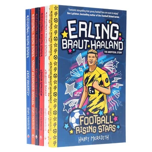 Football Rising Stars By Harry Meredith 6 Books Collection Set - Ages 7-9 - PB - Picture 1 of 5