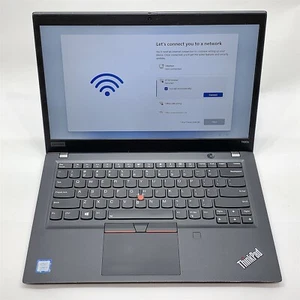 Lenovo ThinkPad T490s Laptop i7 8565U 1.80GHZ 14" FHD 16GB 256GB M.2 Windows 11 - Picture 1 of 11