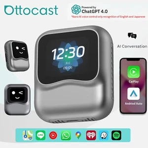 Ottocast Nano-AI 2025 caja de IA inalámbrica CarPlay con control de voz de IA *pantalla de visualización - Imagen 1 de 21
