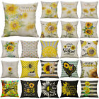 Summer Pillow Covers 18x18 You Are My Sunshine Sunflower Decorative Throw Pillow