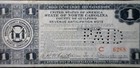 New Listing1933 Obsolete $1 Guilford North Carolina Revenue Note Fine + Currency Lot #1 Nr