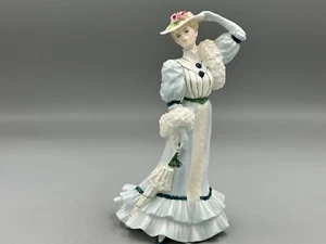 Figura Dama Beatriz en el Jardín Fiesta Edad de Oro Coalport. - Imagen 1 de 3