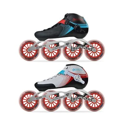 Bont 滑冰鞋 - 直排速滑赛车溜冰鞋 - GT4 滑冰靴 + 6061 Fra... — 第 1/4 张图片