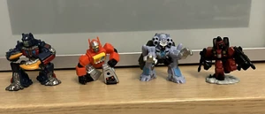 Transformers Robot Heroes Mini Figures 2008 Hasbro Optimus Blaster Thrust Mirage - Picture 1 of 18