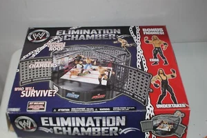WWE Jakks Elimination Chamber Complete in Box W/ Figures - Picture 1 of 15