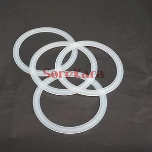 (5) 89x106 mm (ajuste tubo x virola OD) 3,5" triple abrazadera junta de sello de silicona sanitaria - Imagen 1 de 4