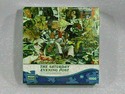 2012 The Saturday Evening Post Mega 1000 Piece Jigsaw Puzzle Theme Animals  A12 - Image 1 of 4