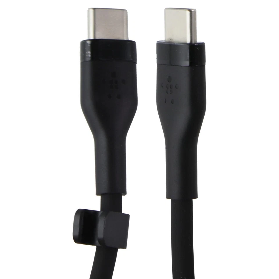 Belkin Boost Charge Flex 3.3FT Silicone USB-C to USB-C Cable - Black - Image 1 of 1