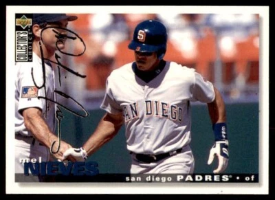 1995 (PADRES) Collector's Choice Silver Signature #356 Mel Nieves  - Image 1 of 2