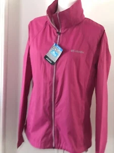 Columbia Damen Switchback III Regenjacke, verpackbar, Fucshia pink, groß, Kapuze - Bild 1 von 9