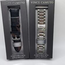 Vince Camuto Wall Street Collection Men's Apple Watch Band Set