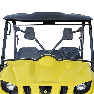 Full Front Windshield Scratch Resistance For Yamaha Rhino 450 660 700 2004-2013 - Image 1 of 4
