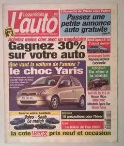 L'essentiel de l'auto - N°3 de janvier 2000 - Yaris élue voiture de l'année 2000 - Picture 1 of 9