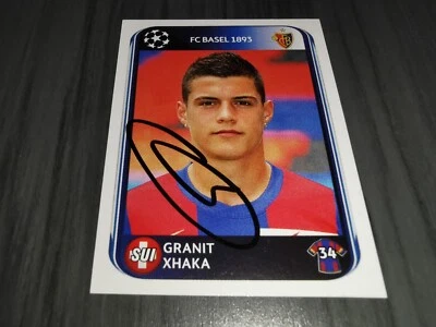 Adesivo autografado Granit Xhaka Rookie 2010 FC Basel #323 Panini - Imagem 1 de 3